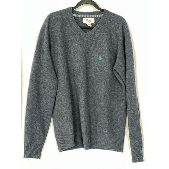 An Original Penguin by Munsingwear Other - Men's 100% Lambswool Sweater, Penguin by Munsingwear, XL, Navy, Vneck